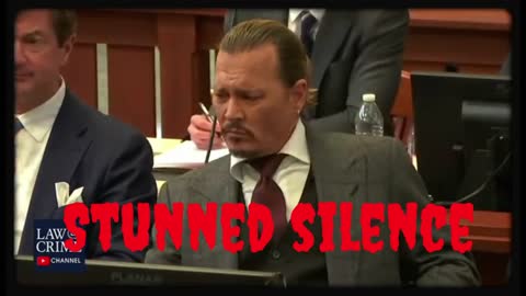 Johnny depp-Stunned silence