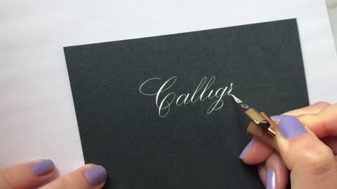 The Writing Process Of Foreign Calligraphers