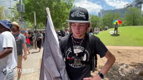 ANTIFA Member Wearing Anti-Fascist Clothes Sounds Like a True Fascist