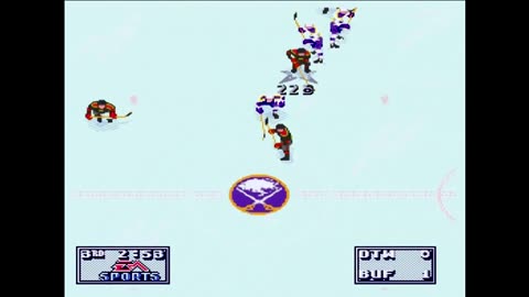 NHL95 (Sega Genesis) Ottawa vs Buffalo Part3