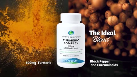 Earth's Splendor | Turmeric Complex with Black Pepper