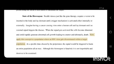 Gene Therapy Bio Weapon Application