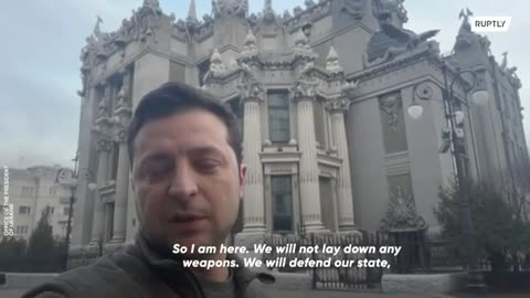 We won’t lay down arms' - Ukrainian President Zelensky addresses the Ukrainian people