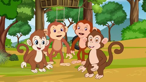 The Cheeky Monkey Who Found Wealth and Lost it all, cartoon story of a monkey