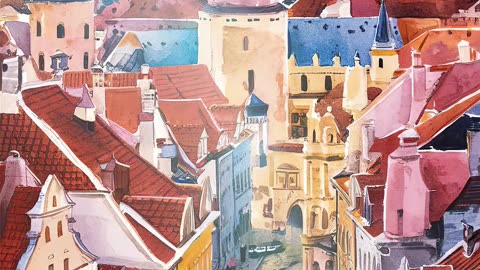 Digital Art Inspired by Tallinn | Estonia | AI Art #tallinn