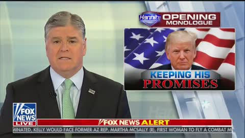 Sean Hannity urges Trump to accept the deal but declare a national emergency