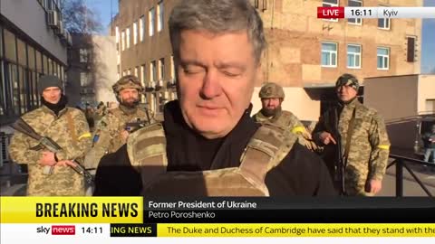 Ukraine crisis - 'Putin will meet hell' says former president Petro Poroshenko