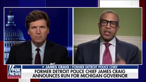 James Craig makes surprise announcement on 'Tucker Carlson Tonight'