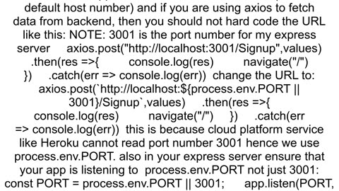 Failed to load resource netERR_CONNECTION_REFUSED Error after deploy