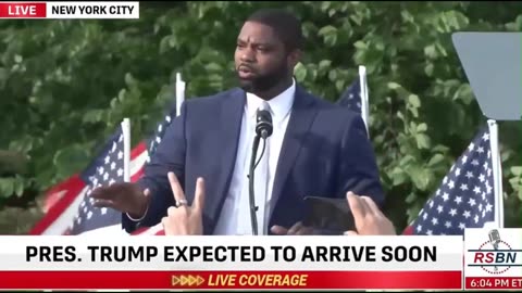 Byron Donald's Gets Crowd To Chant "Let's Go Brandon" at Trump Rally