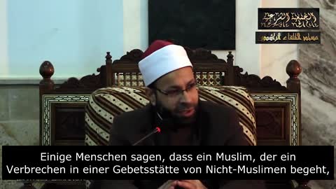 Ein Muslim darf nicht getötet werden, wenn er einen Kafir tötet!