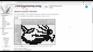 Nonograms - Mermaid