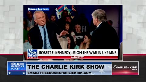 RFK Jr. Drops a Truth Bomb on the Ukraine War During Town Hall With Sean Hannity