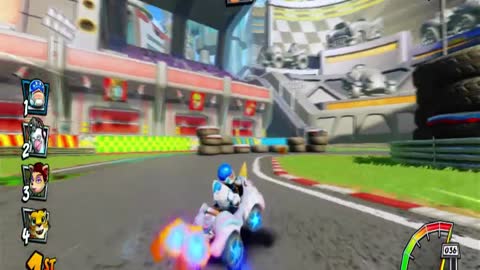 Crash Team Racing Nitro Fueled - Turbo Track Mirror Mode Gameplay