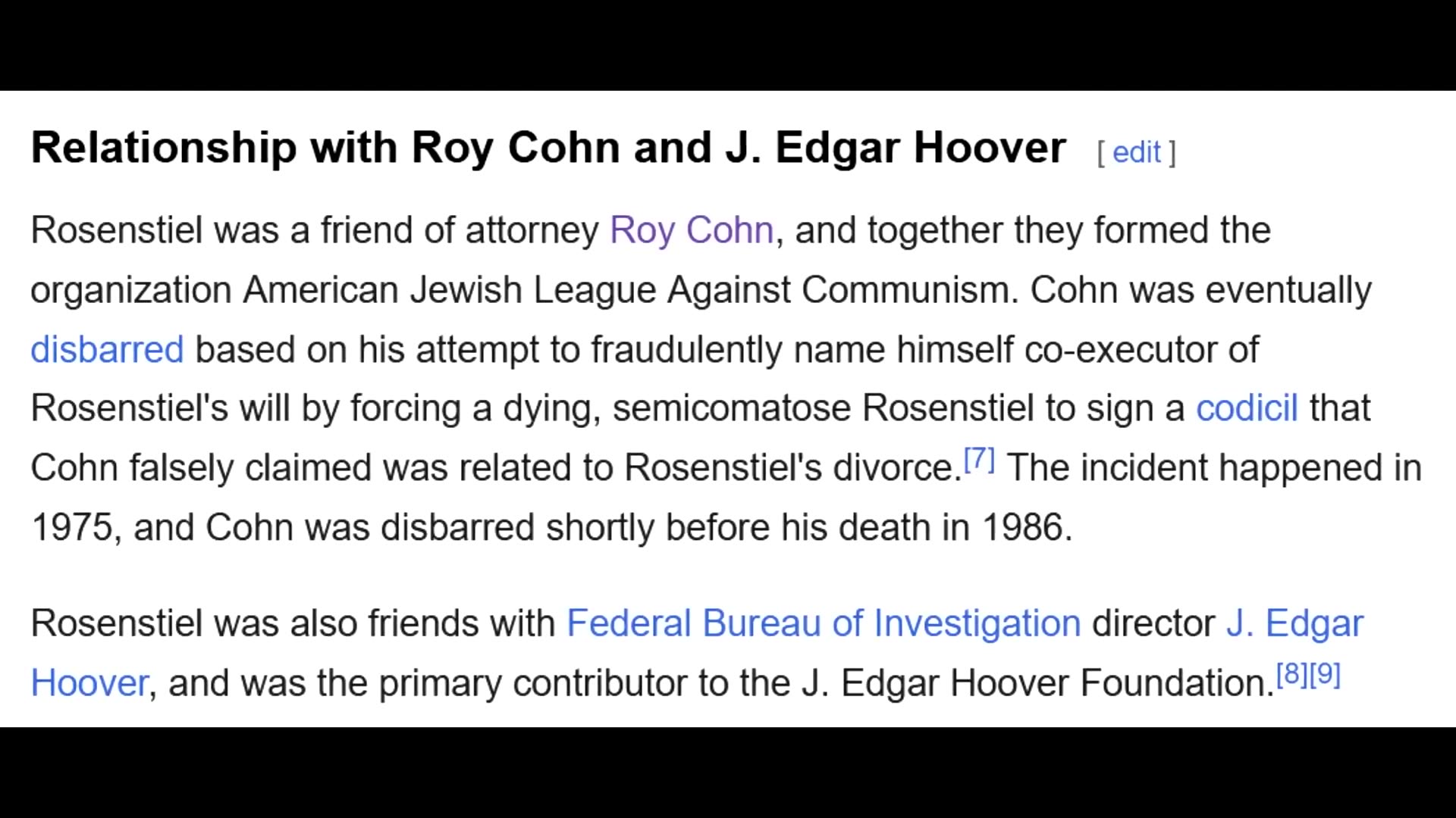 ⁣Roy Cohn: Der wichtigste Mentor von Donald Trump - Jeffrey Epstein in homosexuell