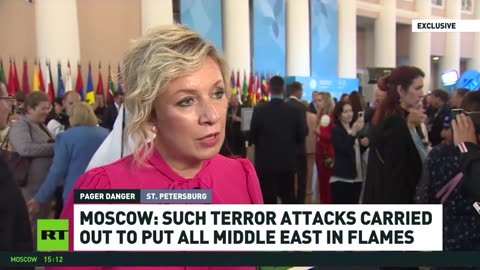 Such terror attacks carried out to put all Middle East in flames - Maria Zakharova on Lebanon blasts