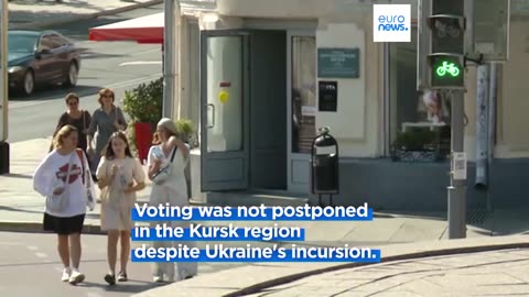 Russia votes in regional and municipal elections including Ukrainian-controlled Kursk