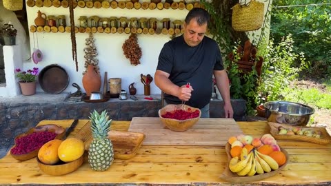 "Ice Cream for the Whole Village: Rustic Sweetness Made from Fresh Fruit"