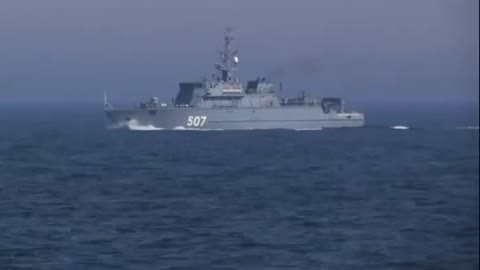 Russian Navy ships carry out planned drills in the Baltic Sea