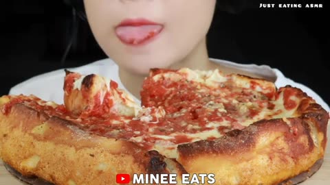 PEPPERONI & CHEESE PIZZA 🍕 compilation | asmr mukbang | pizza eating (asmr sounds)