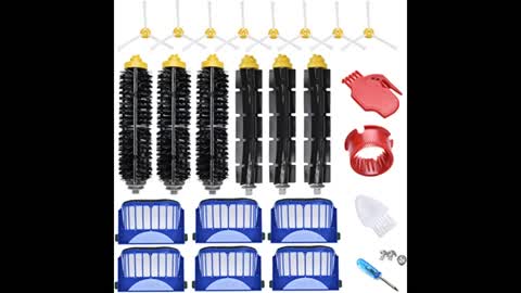 Review: MZY LLC 5 Pack Bristle Brush Replacement Parts Kit for iRobot Roomba 600 700 Series Vac...