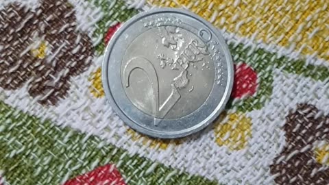 Italy 2 Euro, 20th anniversary European Union flag 2015