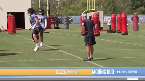 Tennessee Titans’ father-son coaching duo talk family dynamic