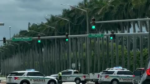 Heavy police presence at Trump Golf Course in WPB after shots have been