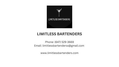 Bar services | Limitless Bartenders