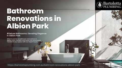 Enhancing Comfort: Bathroom Renovations in Albion Park