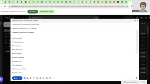 Freelancer online instructor job wanted
