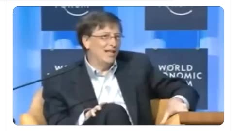 2008, Bill Gates tells Klaus Schwab about his mission