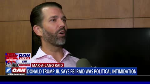 Donald Trump Jr.: FBI raid was political intimidation