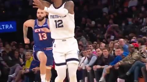 Ja Morant went hard on New York knicks!