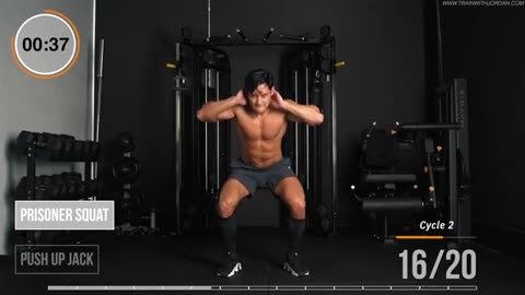 40-Minute Advanced Bodyweight Workout for Strength & Endurance | No Equipment Needed