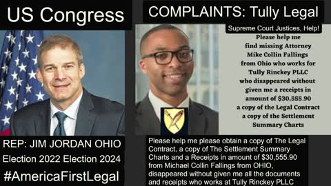 Ohio / Rep. Jim Jordan / Congress / Mike Collin Fallings / Tully Rinckey PLLC