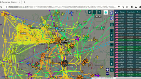 N416PA ChinaPac over Morristown - 11am on Feb 11th 2024