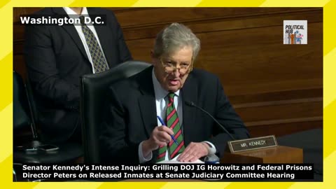 Kennedy's Intense Inquiry: Grilling DOJ IG Horowitz and Federal Prisons Director Peters