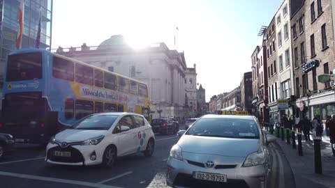 Walking in DUBLIN Ireland 🇮🇪- City Tour 4K 60fps