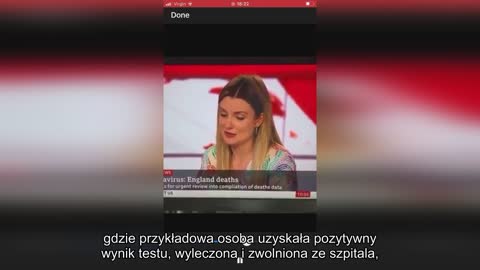 BBC News o pompowaniu kowidowych statystyk w WIelkiej Brytanii