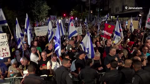 Rallies across Israel amid growing anger over war