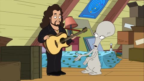 Roger making a deal with the devil - American Dad