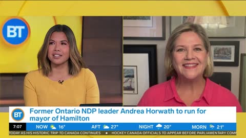 Former NDP leader Andrea Horwath on running for mayor of Hamilton