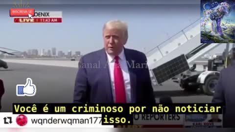 RESPOSTA do TRUMP a "JORNALISTA" "DIFERENTINHO" (LUIZ & CAMILA)