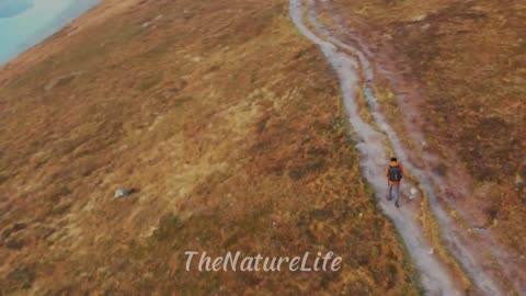 Lofoten Islands In Winter From Drone [1080HD] #1