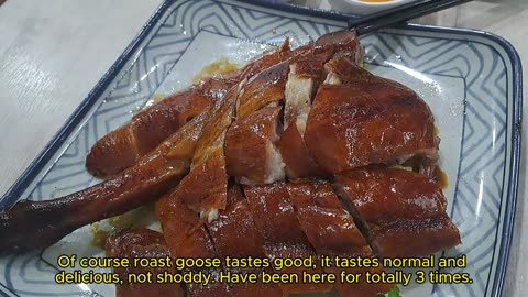 灣仔燒鵝店，伏嗎？Roasted goose in Wanchai