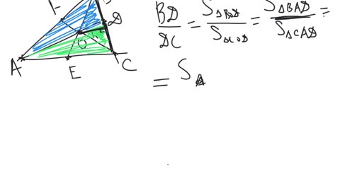 Ceva's theorem | plane geometry | intermediate level