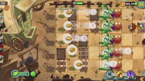 Plants vs Zombies 2 Wild West - Day 18