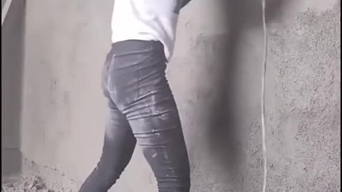 Young girl with great tiling skills