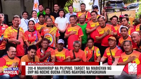 200-K mahihirap na Pilipino, target na mabigyan ng OVP ng noche buena items ngayong kapaskuhan